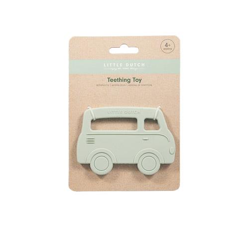 Little Dutch - Silicone Teething Ring - Bus - Mabel & Fox