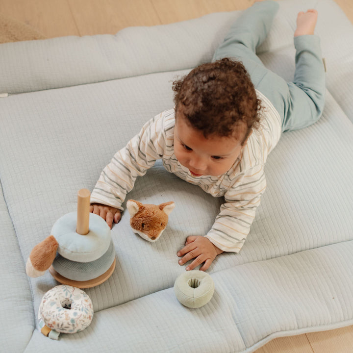 Sample Sale (Slight Damage) - Little Dutch - Soft Rocking Ring Stacker - Forest Friends - Mabel & Fox