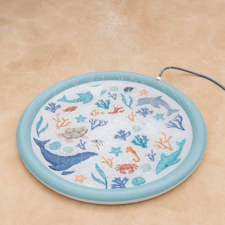 Little Dutch - Sprinkler Mat - Ocean Dreams Blue - Mabel & Fox