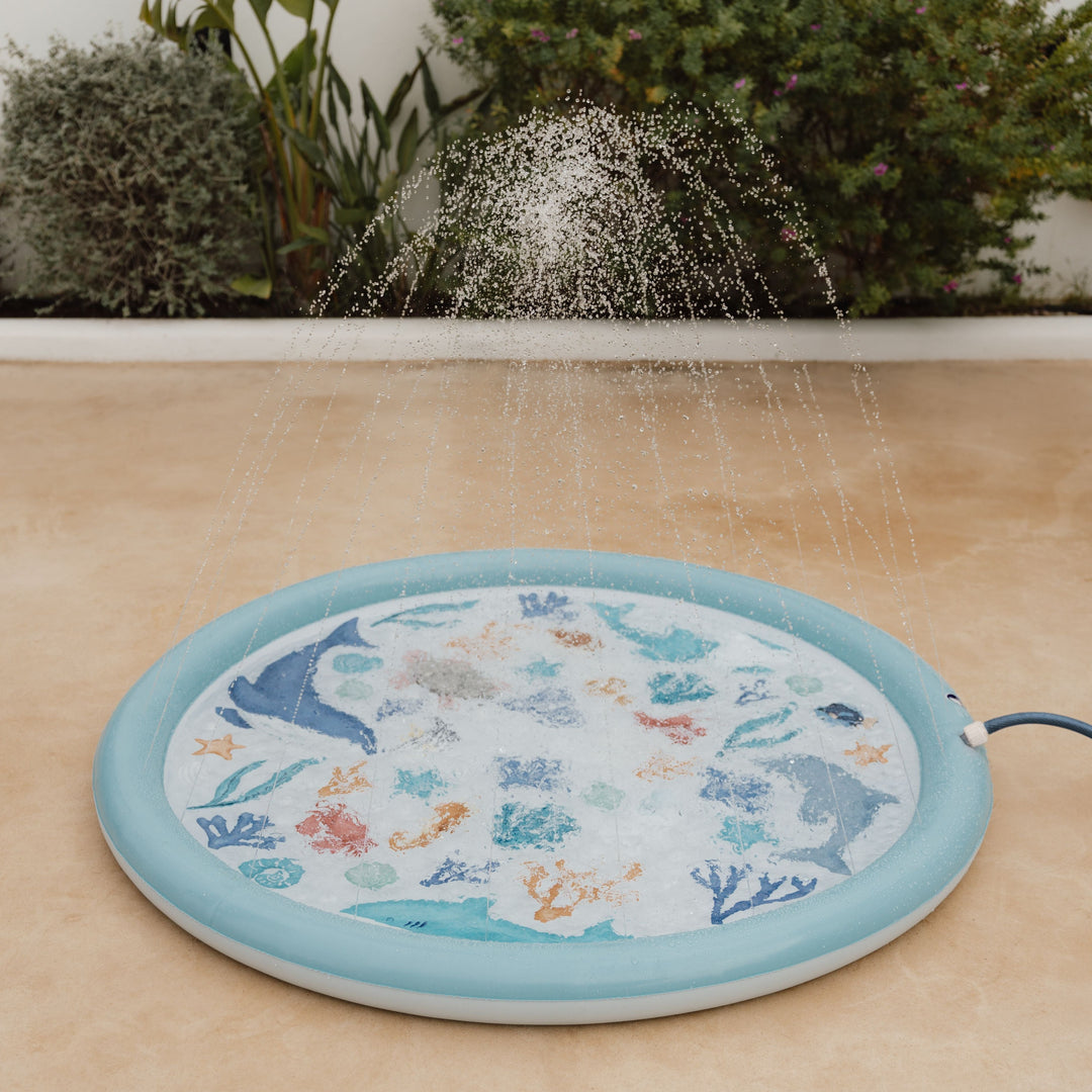 Little Dutch - Sprinkler Mat - Ocean Dreams Blue - Mabel & Fox