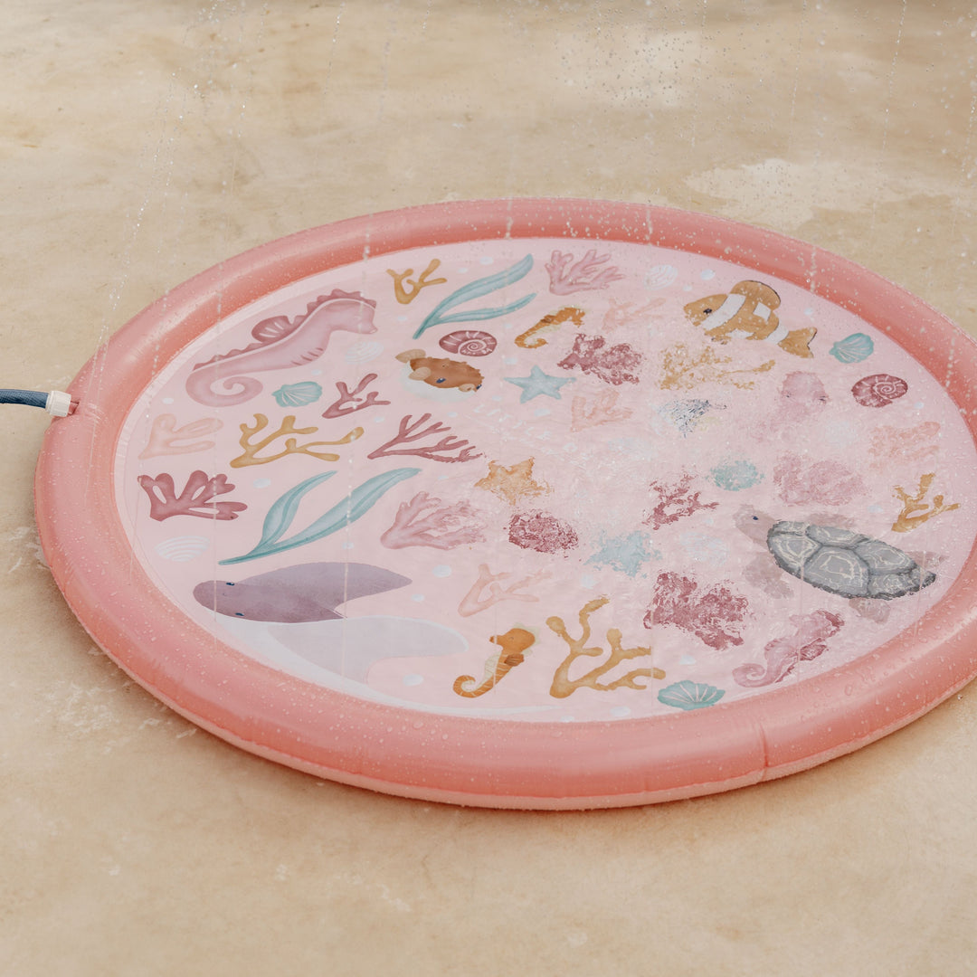 Little Dutch - Sprinkler Mat - Ocean Dreams Pink - Mabel & Fox