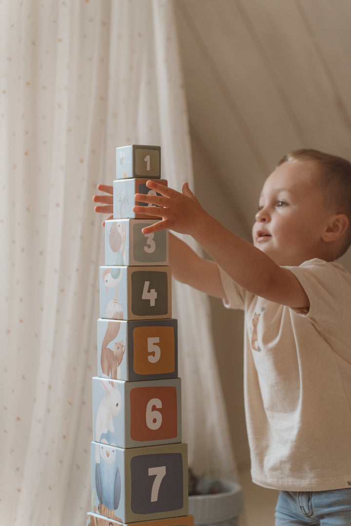 Little Dutch - Stacking Blocks - Forest Friends - Mabel & Fox