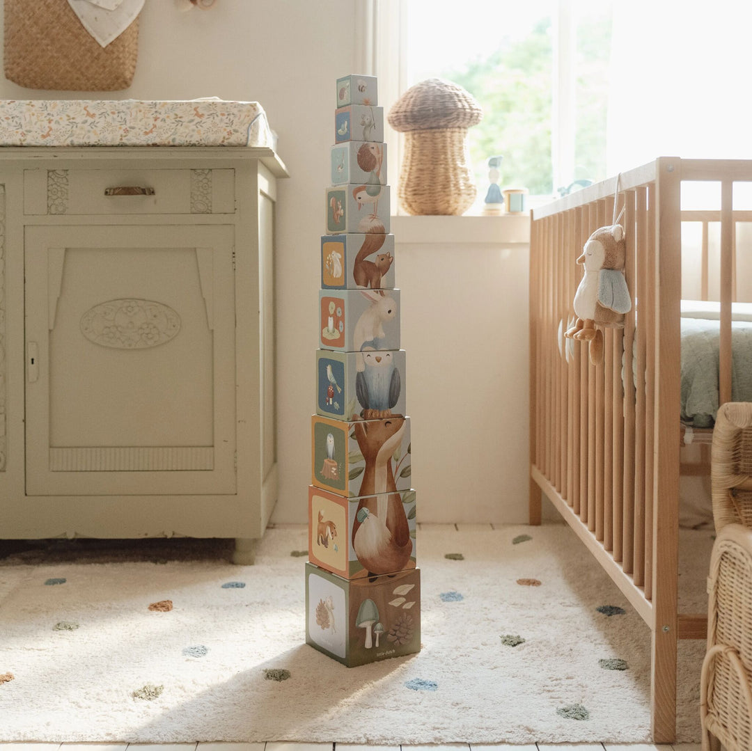Little Dutch - Stacking Blocks - Forest Friends - Mabel & Fox
