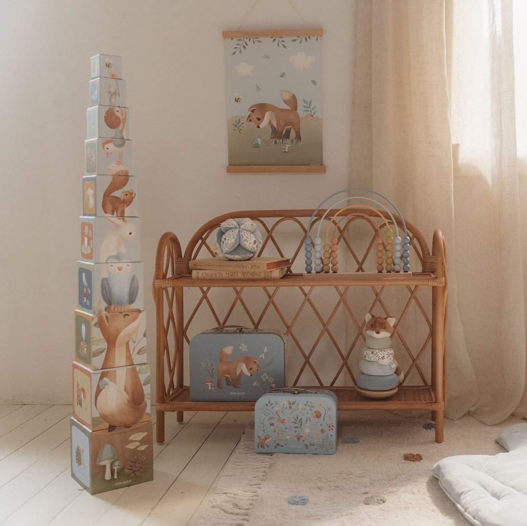 Little Dutch - Stacking Blocks - Forest Friends - Mabel & Fox