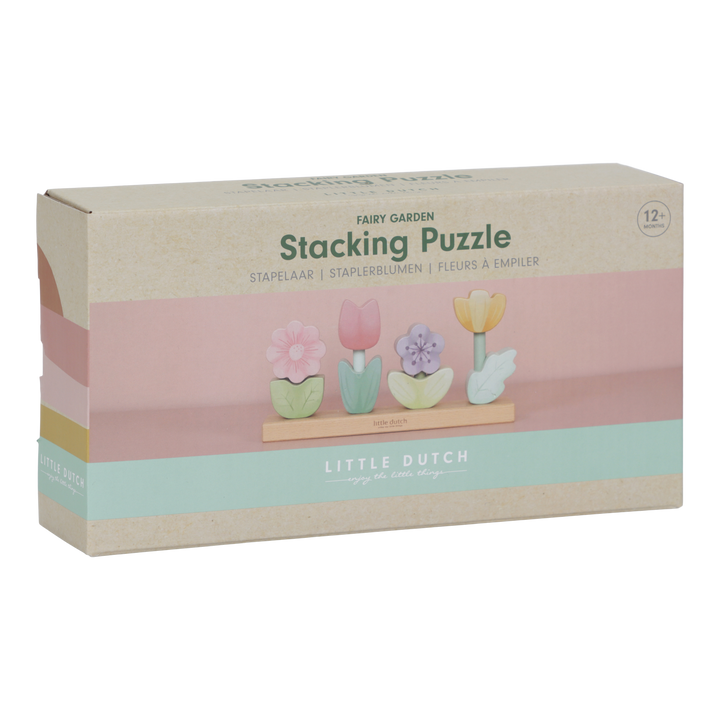 Little Dutch - Stacking Puzzle Flowers - Fairy Garden - Mabel & Fox