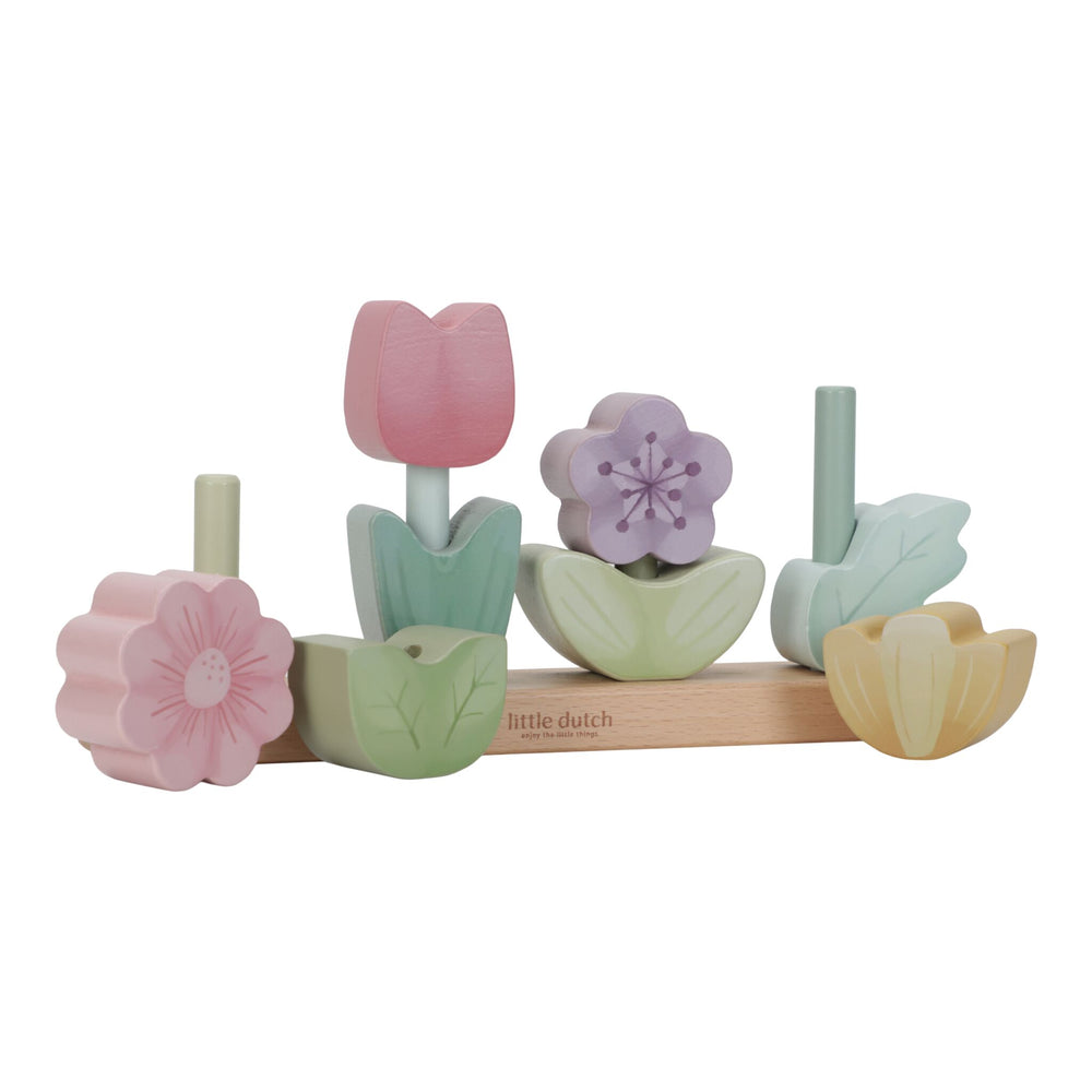 Little Dutch - Stacking Puzzle Flowers - Fairy Garden - Mabel & Fox