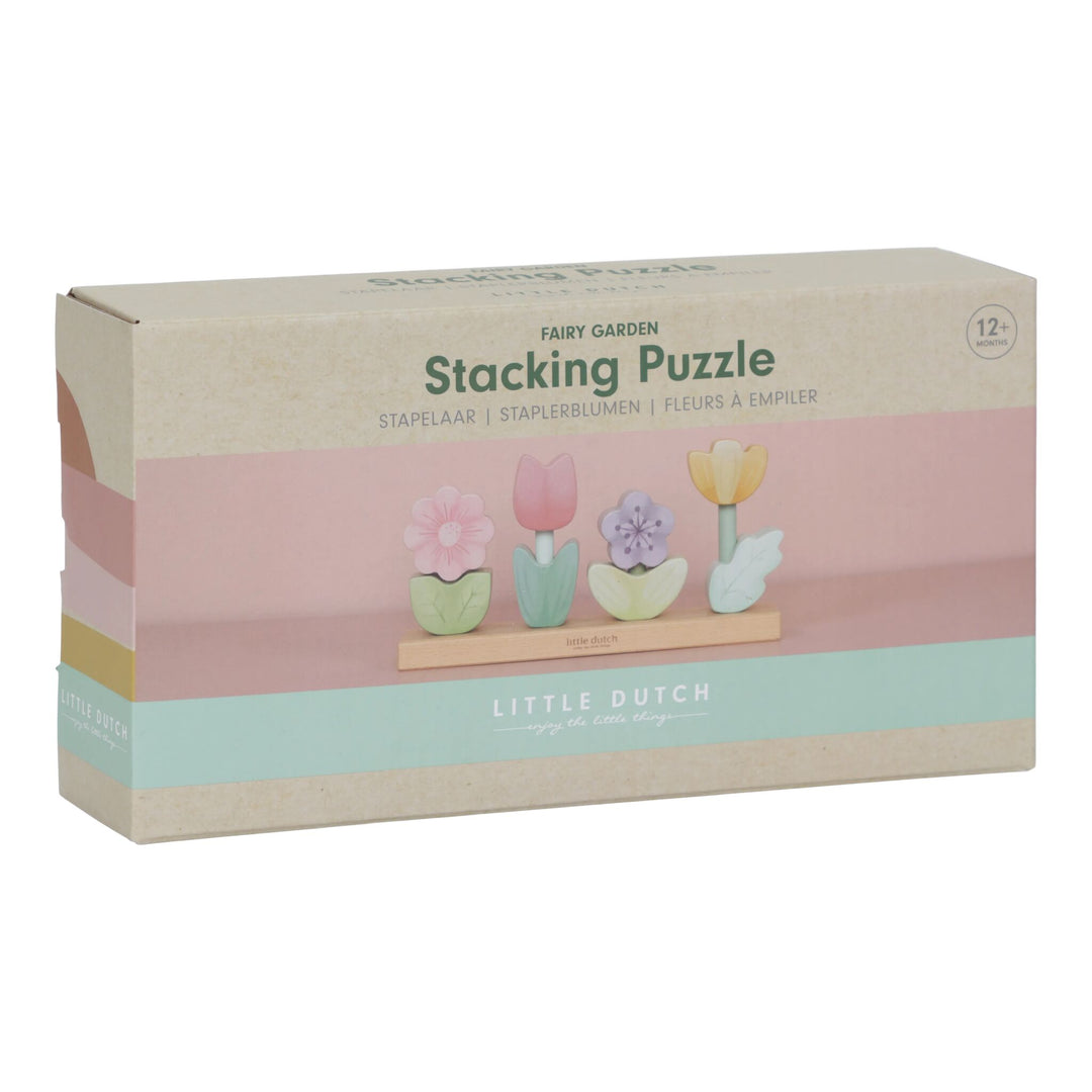 Little Dutch - Stacking Puzzle Flowers - Fairy Garden - Mabel & Fox