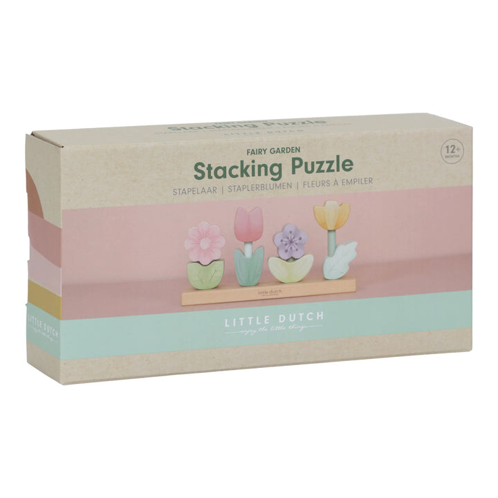 Little Dutch - Stacking Puzzle Flowers - Fairy Garden - Mabel & Fox