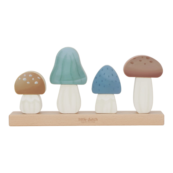 Little Dutch - Stacking Puzzle Mushrooms - Forest Friends - Mabel & Fox