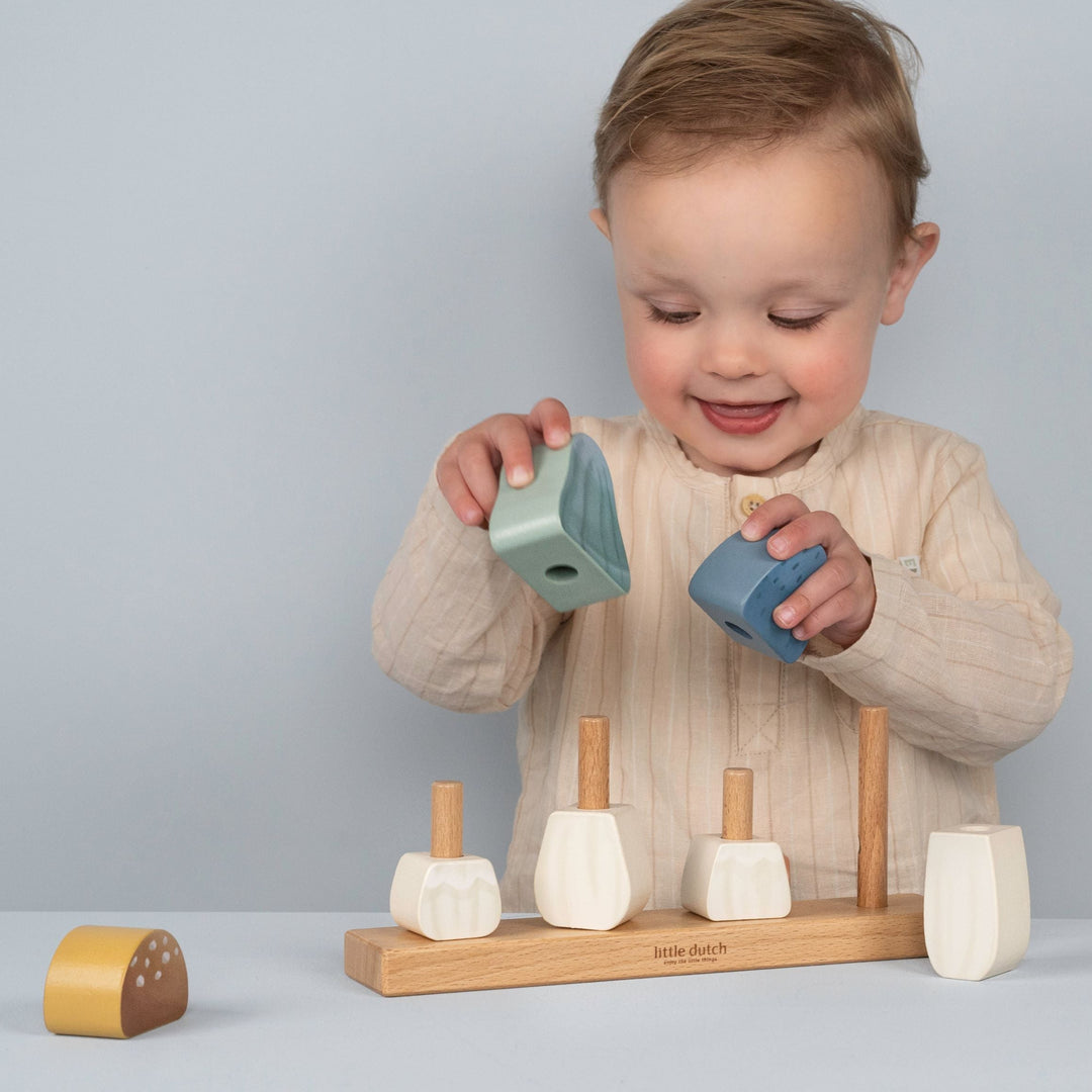 Little Dutch - Stacking Puzzle Mushrooms - Forest Friends - Mabel & Fox