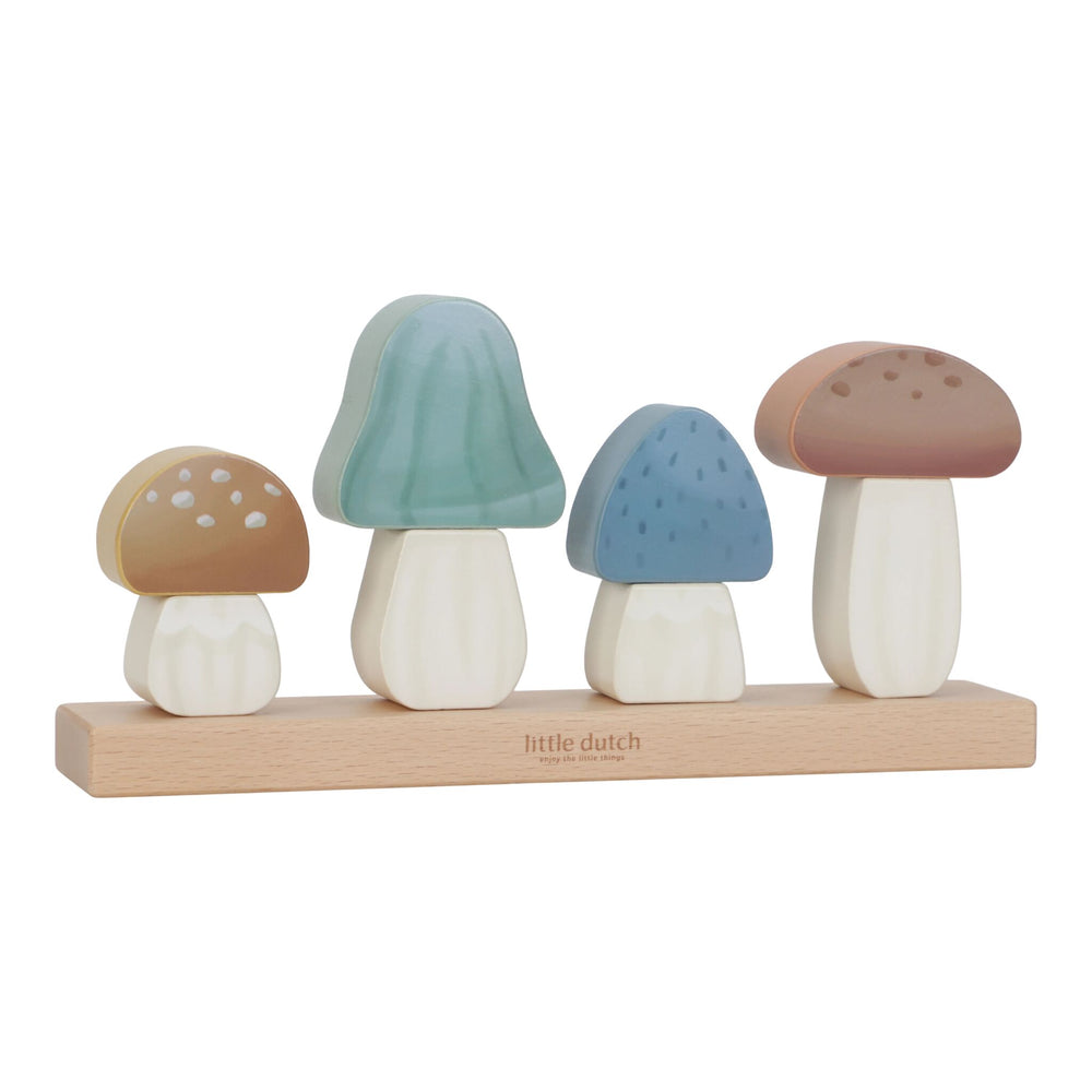 Little Dutch - Stacking Puzzle Mushrooms - Forest Friends - Mabel & Fox