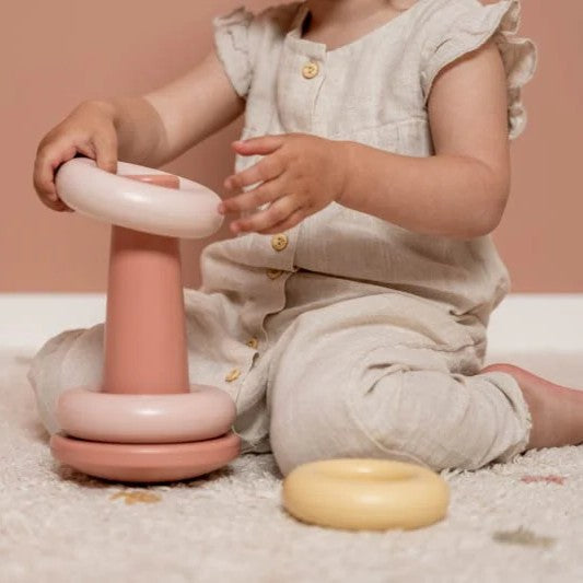 Little Dutch - Stacking Rings - Pink - Mabel & Fox