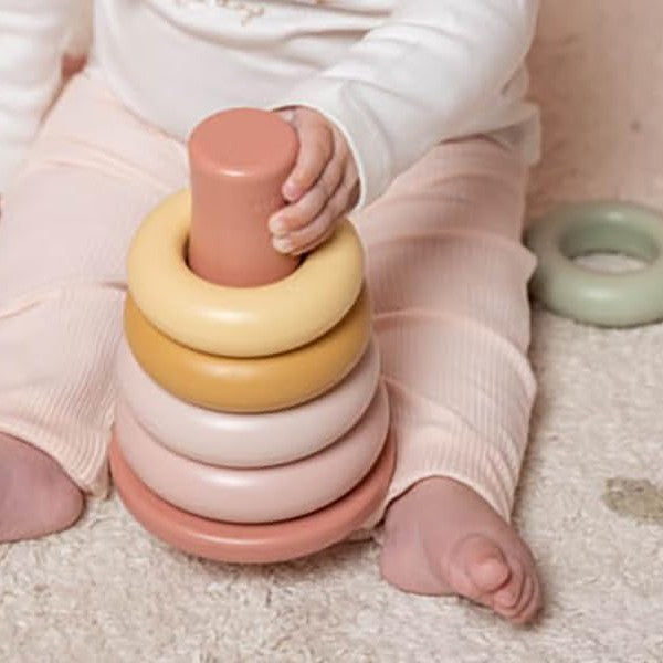 Little Dutch - Stacking Rings - Pink - Mabel & Fox