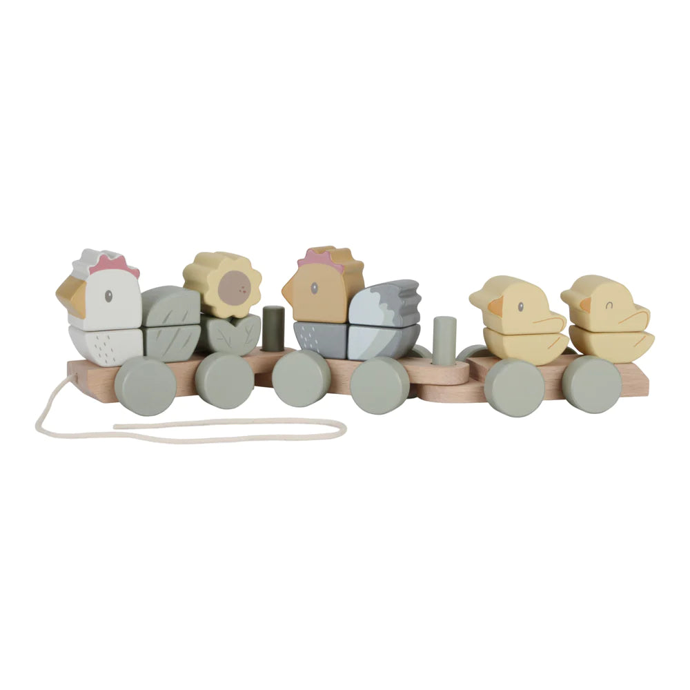 Little Dutch - Stacking Train Chicken - Little Farm - Mabel & Fox