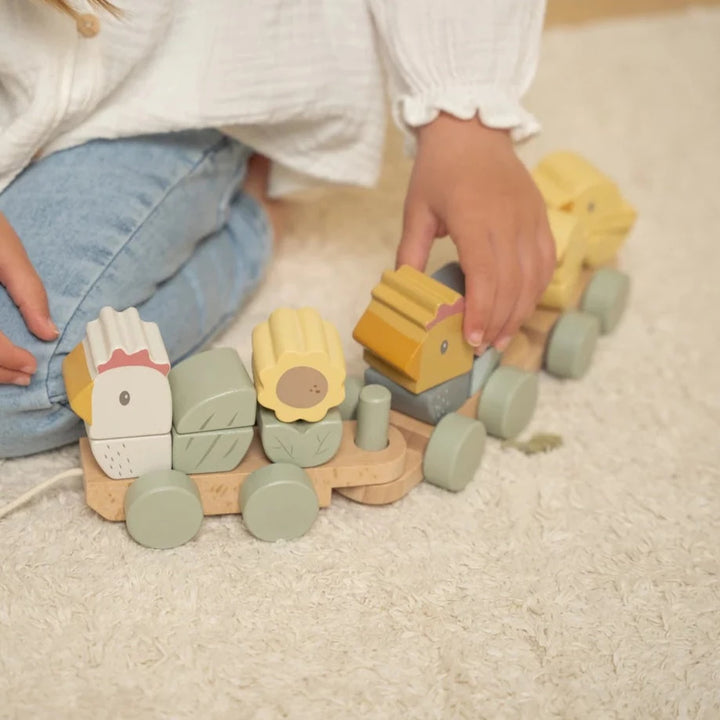 Little Dutch - Stacking Train Chicken - Little Farm - Mabel & Fox