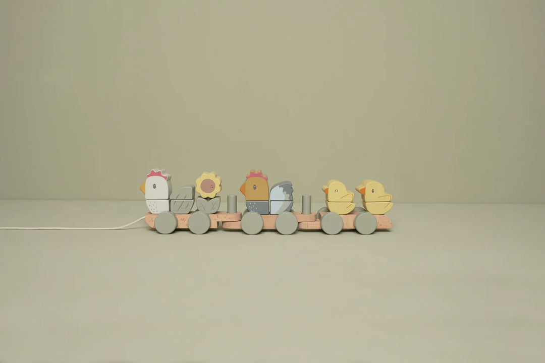 Little Dutch - Stacking Train Chicken - Little Farm - Mabel & Fox