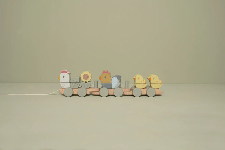 Little Dutch - Stacking Train Chicken - Little Farm - Mabel & Fox