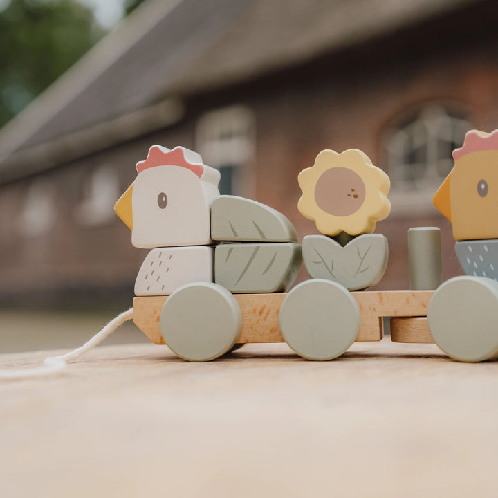 Little Dutch - Stacking Train Chicken - Little Farm - Mabel & Fox
