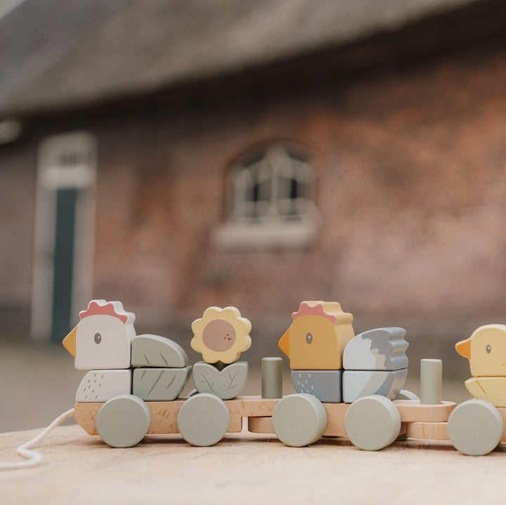 Little Dutch - Stacking Train Chicken - Little Farm - Mabel & Fox