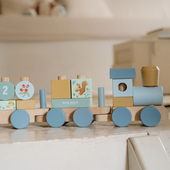 Little Dutch - Stacking Train - Forest Friends - Mabel & Fox
