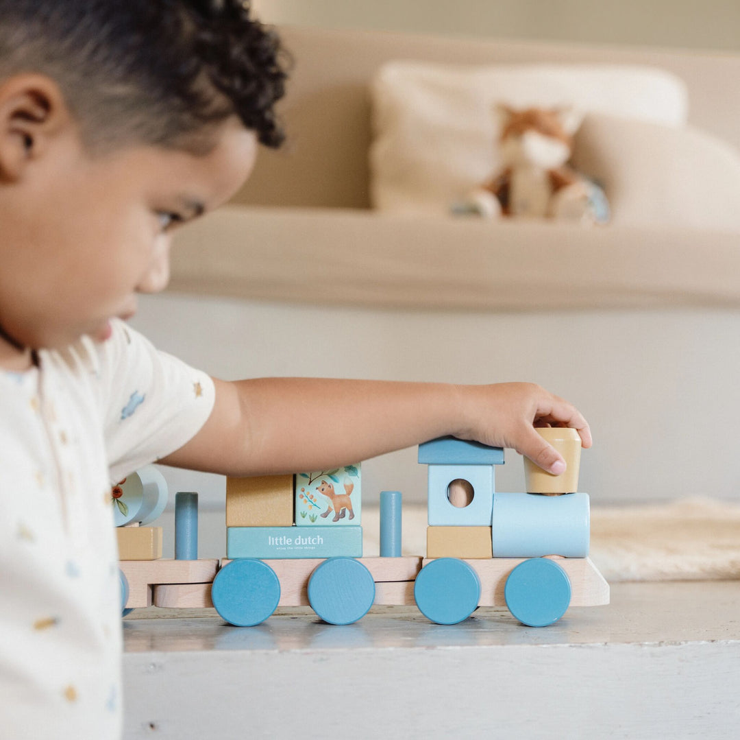 Little Dutch - Stacking Train - Forest Friends - Mabel & Fox