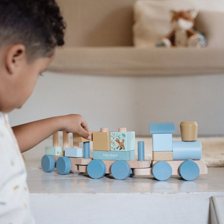 Little Dutch - Stacking Train - Forest Friends - Mabel & Fox
