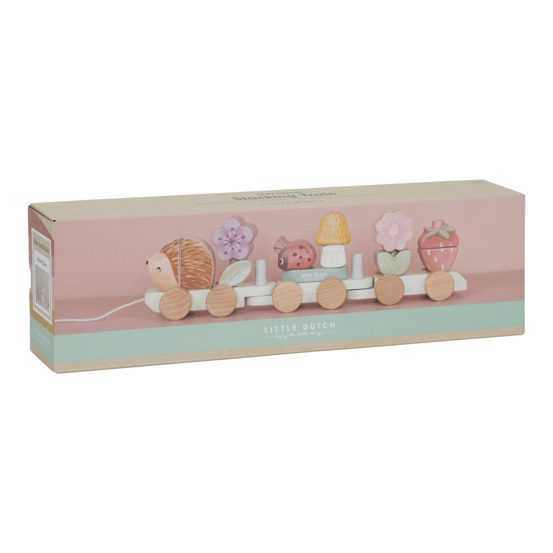 Little Dutch - Stacking Train Hedgehog - Fairy Garden - Mabel & Fox