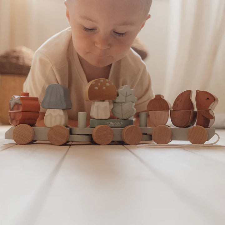 Little Dutch - Stacking Train - Squirrel - Forest Friends - Mabel & Fox