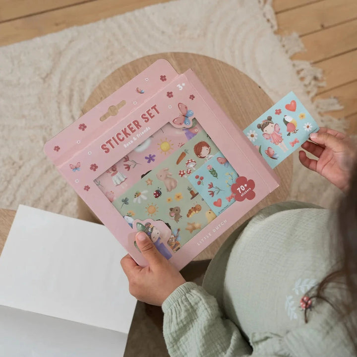 Little Dutch - Stickerset - Rosa & Friends - Mabel & Fox