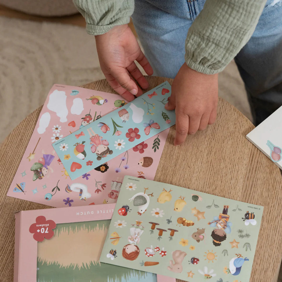 Little Dutch - Stickerset - Rosa & Friends - Mabel & Fox