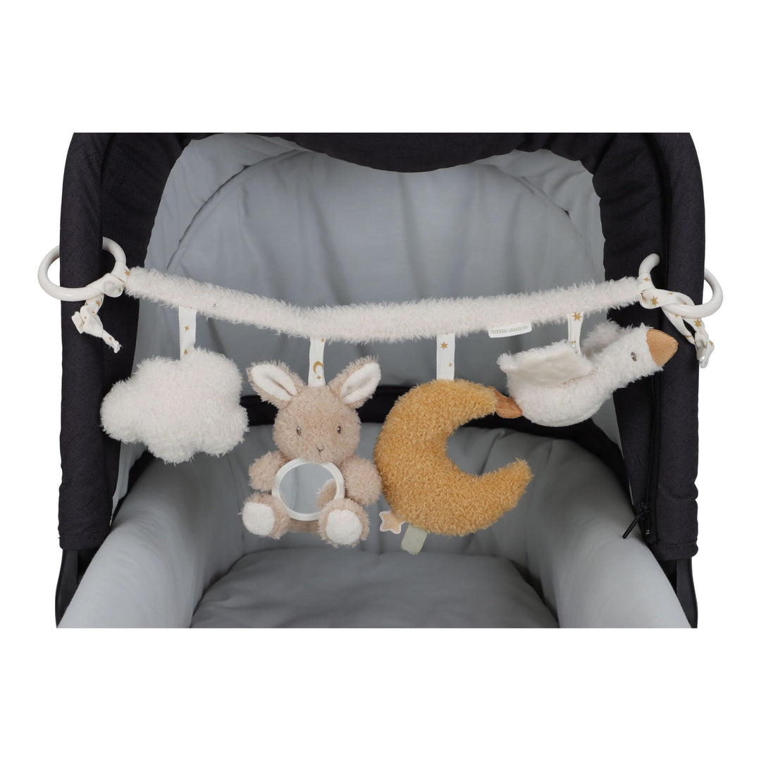Little Dutch - Stroller Toy Chain - Newborn Naturals - Mabel & Fox