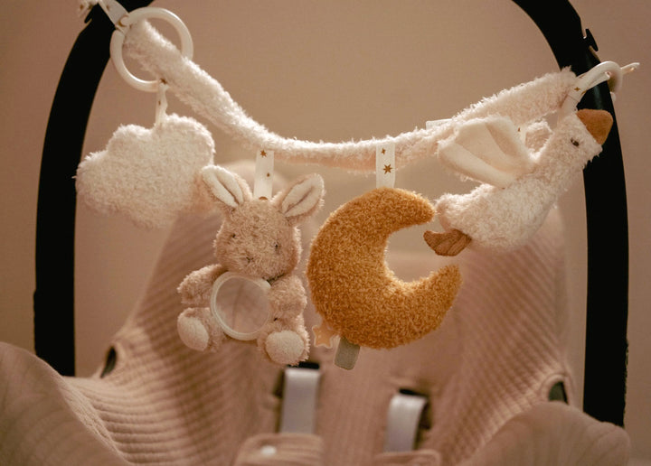 Little Dutch - Stroller Toy Chain - Newborn Naturals - Mabel & Fox