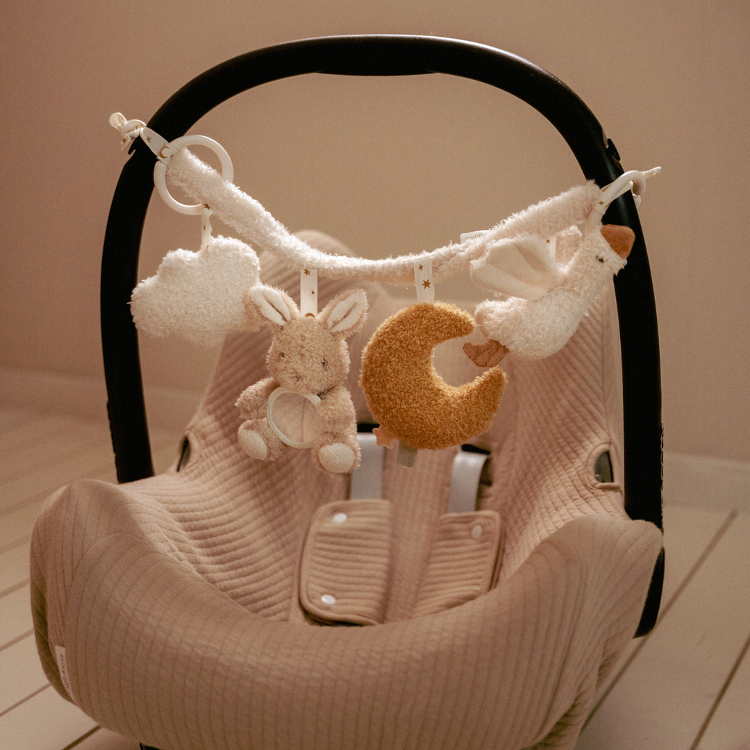 Little Dutch - Stroller Toy Chain - Newborn Naturals - Mabel & Fox