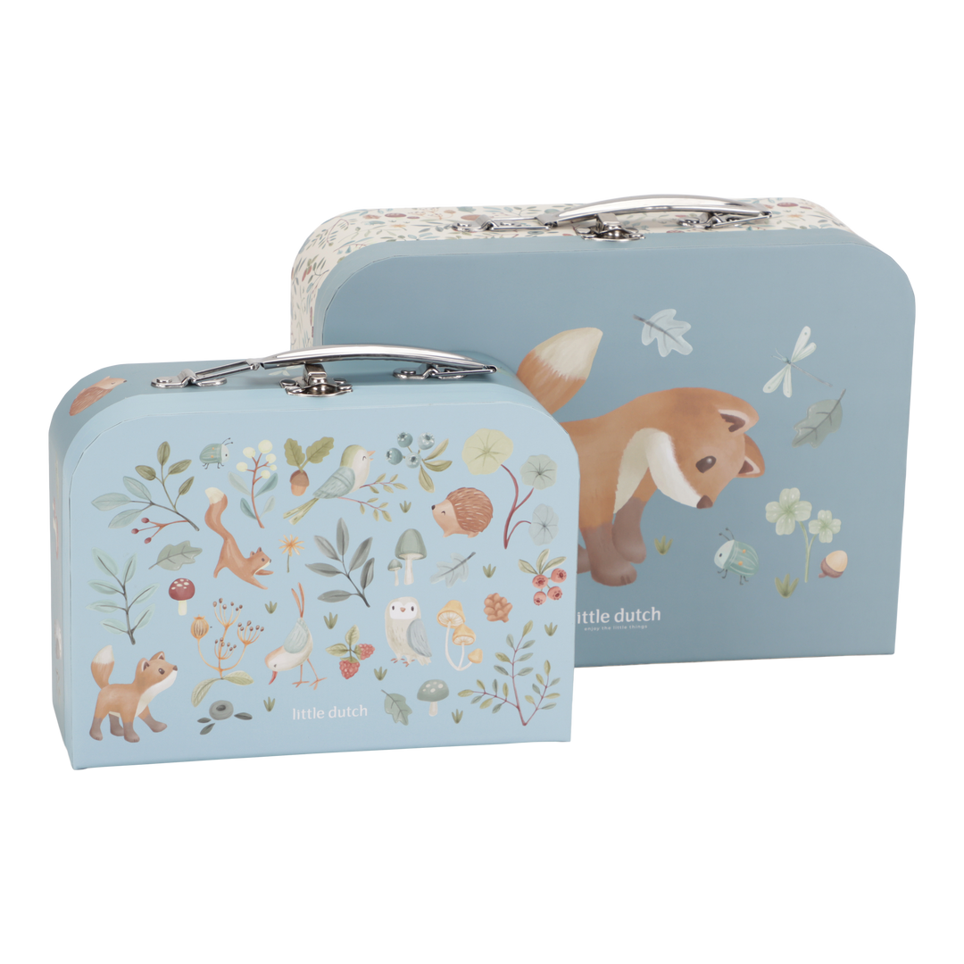 Little Dutch - Suitcase Set - Forest Friends - Mabel & Fox