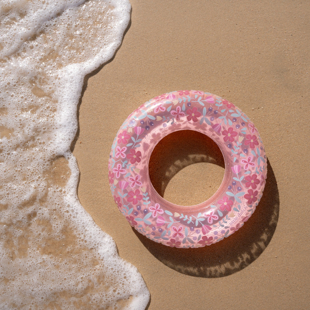 Little Dutch - Swim Ring - Pink Flowers - Mabel & Fox