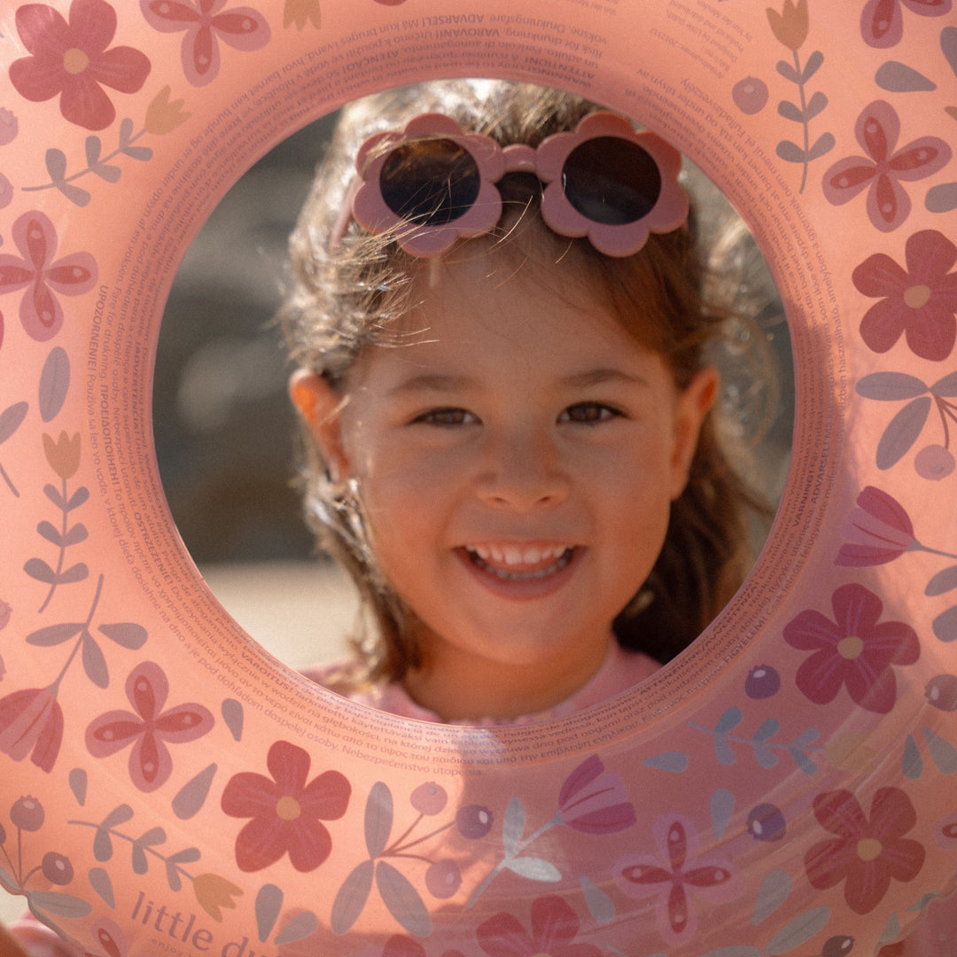 Little Dutch - Swim Ring - Pink Flowers - Mabel & Fox