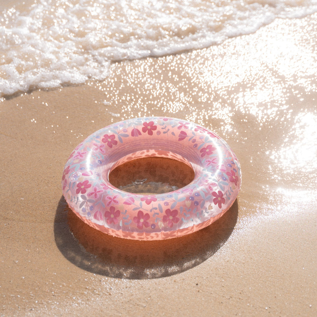 Little Dutch - Swim Ring - Pink Flowers - Mabel & Fox