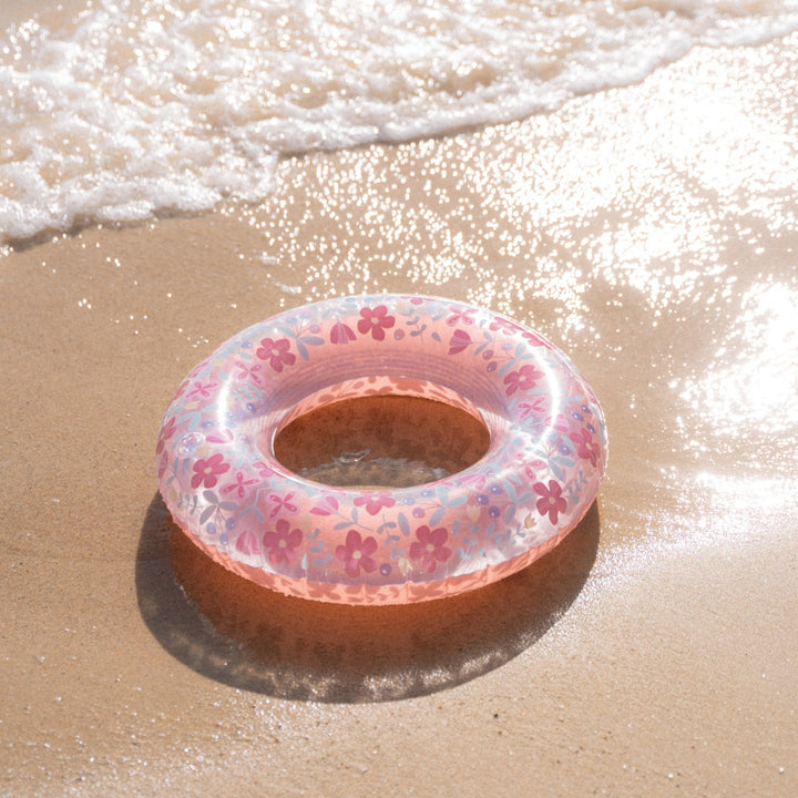 Little Dutch - Swim Ring - Pink Flowers - Mabel & Fox