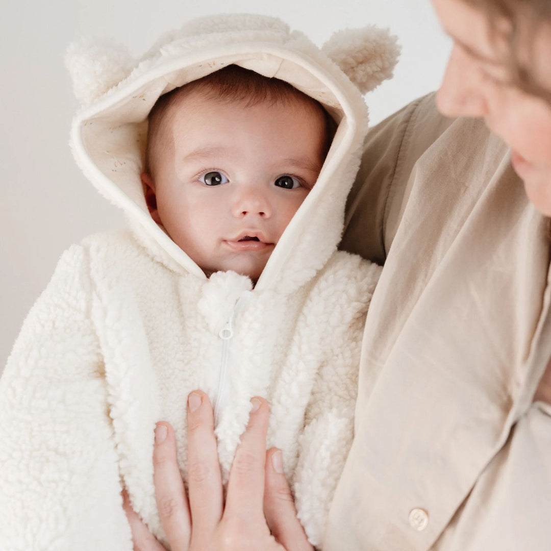 Little Dutch - Teddy One-Piece Suit - Off White - Mabel & Fox