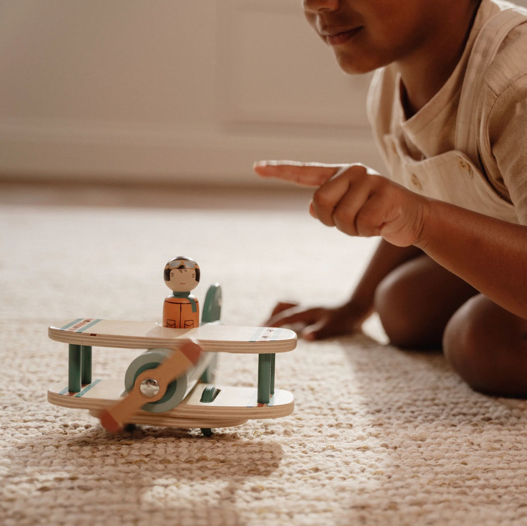 Little Dutch - Toy Airplane - Mabel & Fox