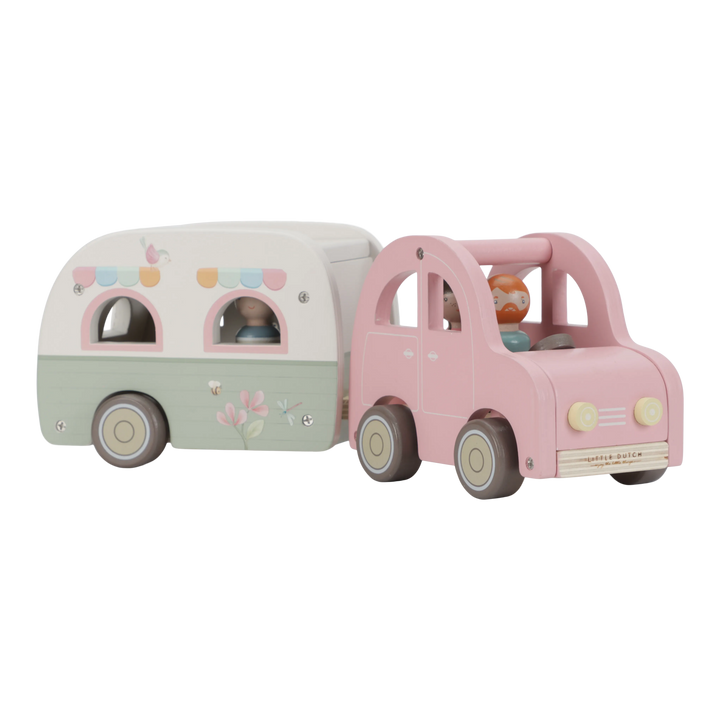 Little Dutch - Toy Car with Caravan - Mabel & Fox