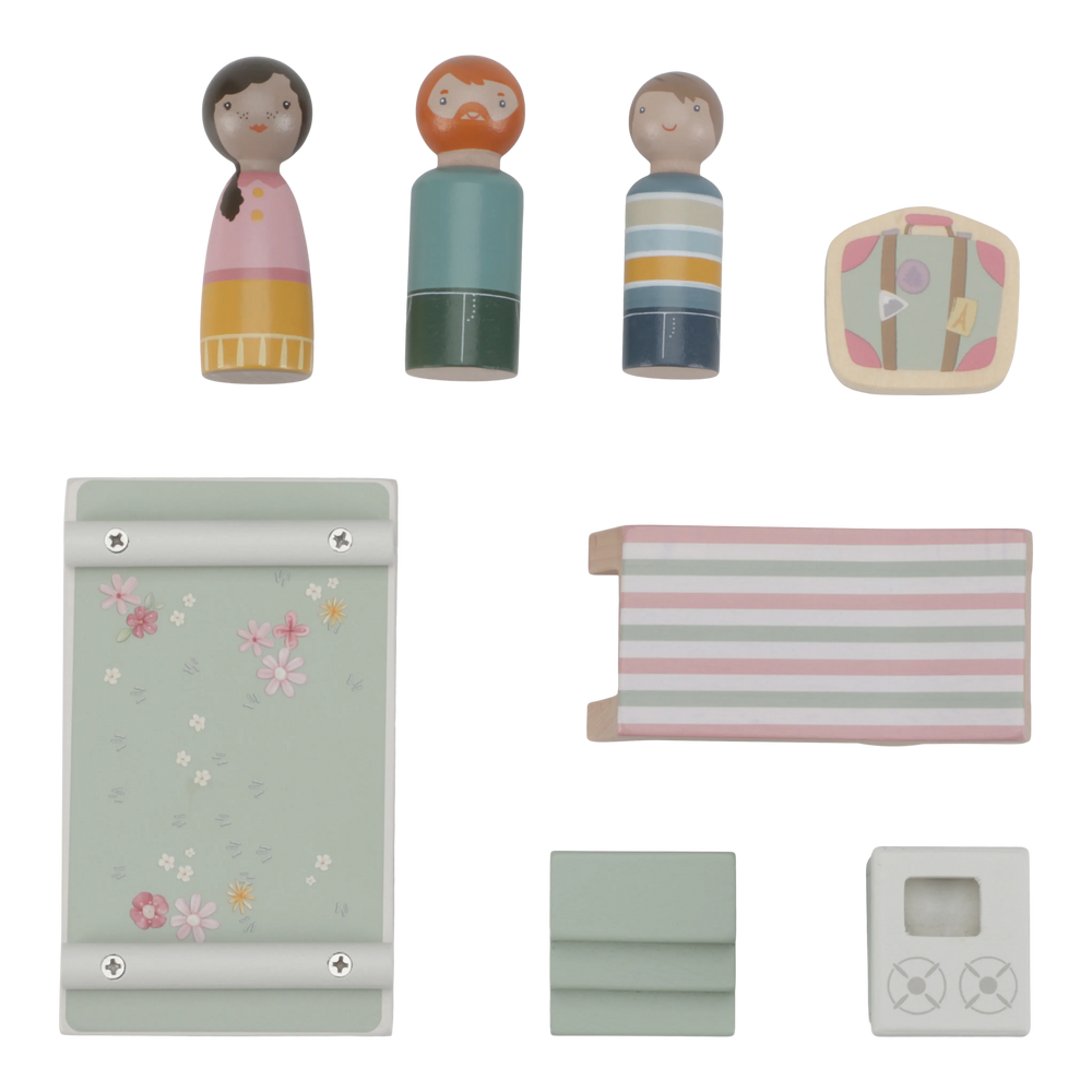 Little Dutch - Toy Car with Caravan - Mabel & Fox