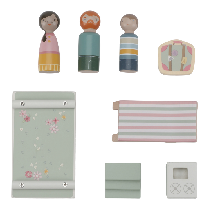 Little Dutch - Toy Car with Caravan - Mabel & Fox