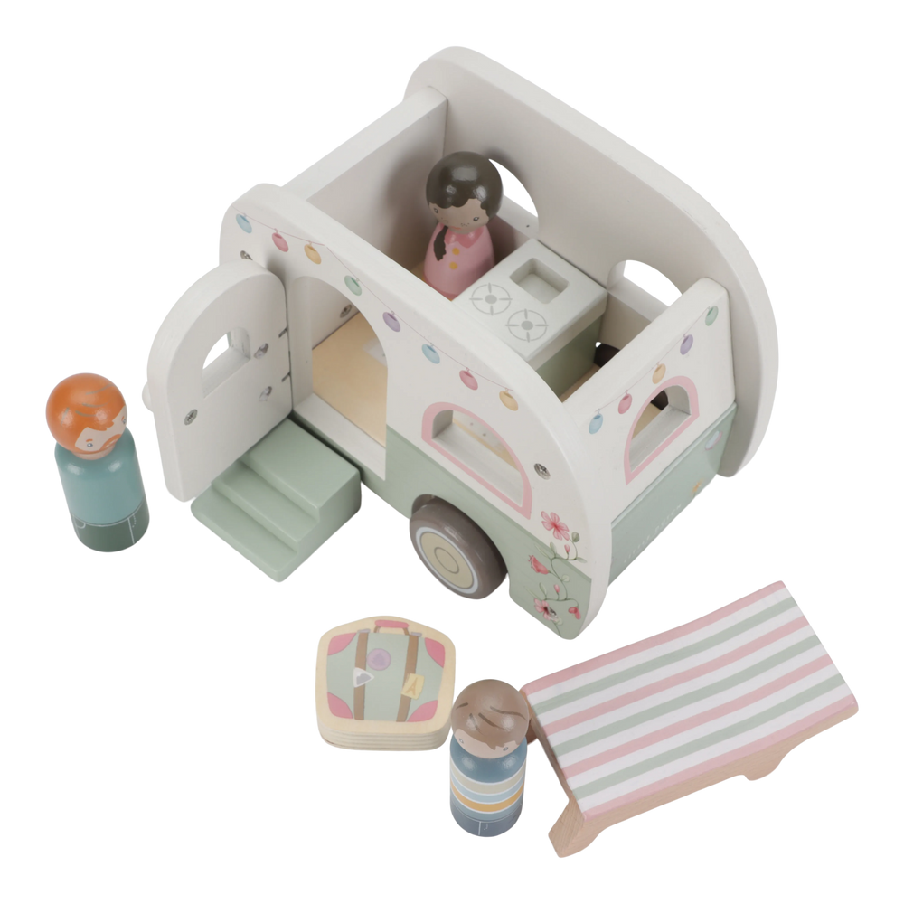 Little Dutch - Toy Car with Caravan - Mabel & Fox