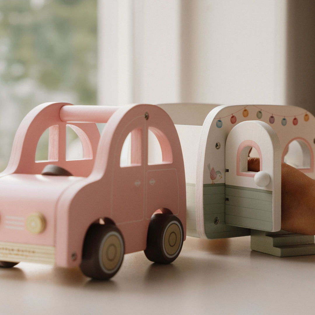 Little Dutch - Toy Car with Caravan - Mabel & Fox