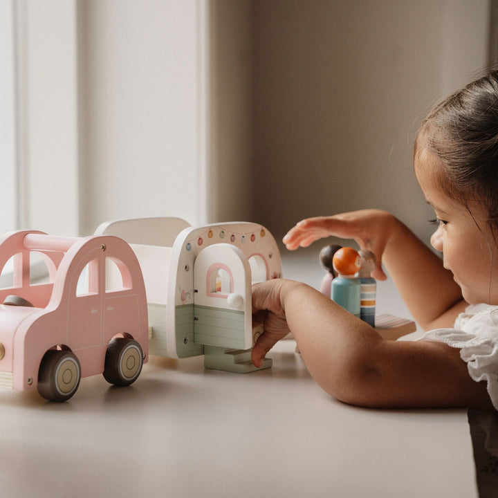 Little Dutch - Toy Car with Caravan - Mabel & Fox