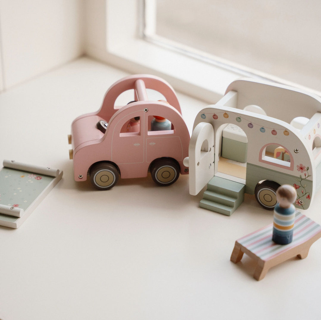 Little Dutch - Toy Car with Caravan - Mabel & Fox
