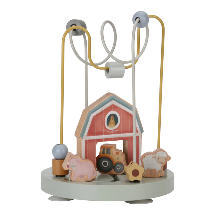 Little Dutch - Wooden Activity Spiral - Little Farm - Mabel & Fox