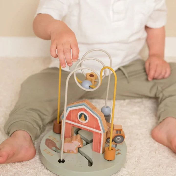 Little Dutch - Wooden Activity Spiral - Little Farm - Mabel & Fox