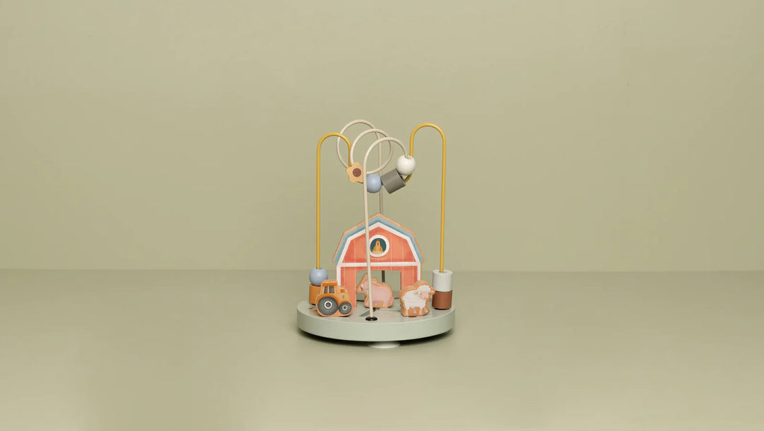 Little Dutch - Wooden Activity Spiral - Little Farm - Mabel & Fox